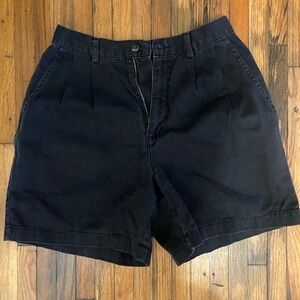 Dockers black jean shorts